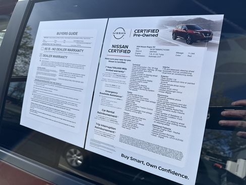 Certified 2024 Nissan Rogue SV AWD/4WD image 19