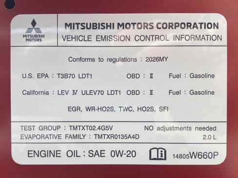 New 2026 Mitsubishi Outlander Sport AWD image 33