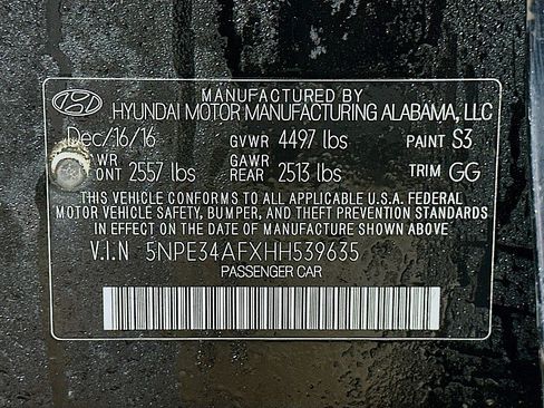 Used 2017 Hyundai Sonata Limited image 33