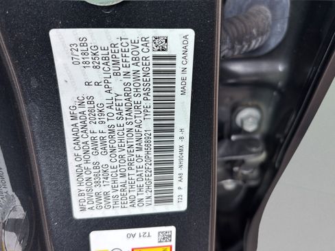 Certified 2023 Honda Civic LX image 16