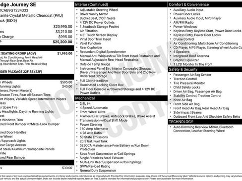 Used 2016 Dodge Journey SE w/ Flexible Seating Group image 6