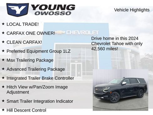 Used 2024 Chevrolet Tahoe Premier w/ Max Trailering Package image 8