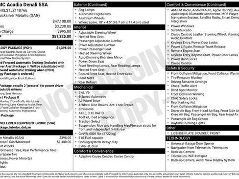 Used 2018 GMC Acadia Denali w/ Technology Package image 16