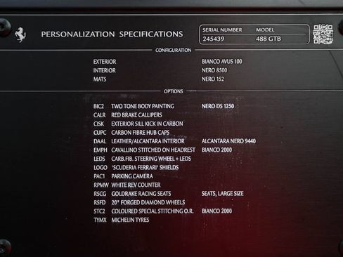 Certified 2019 Ferrari 488 GTB RWD image 53
