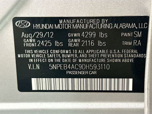 Used 2013 Hyundai Sonata GLS w/ Popular Equipment Pkg image 31