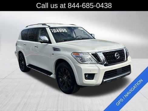 Used 2019 Nissan Armada Platinum w/ Captain's Chairs Package image 3