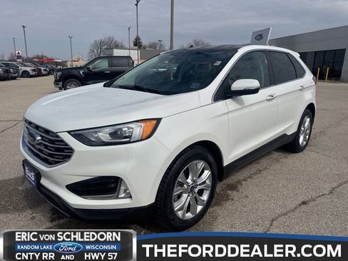 Used 2022 Ford Edge Titanium w/ Class II Trailer Tow Package image 1