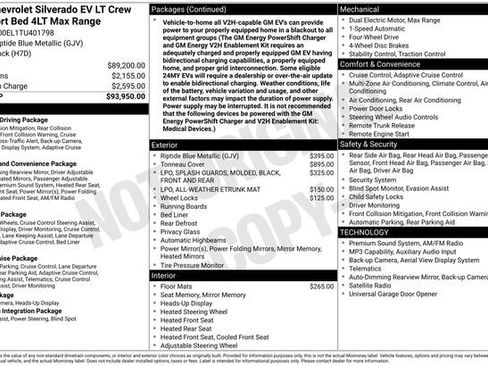 Used 2026 Chevrolet Silverado EV LT AWD/4WD image 2