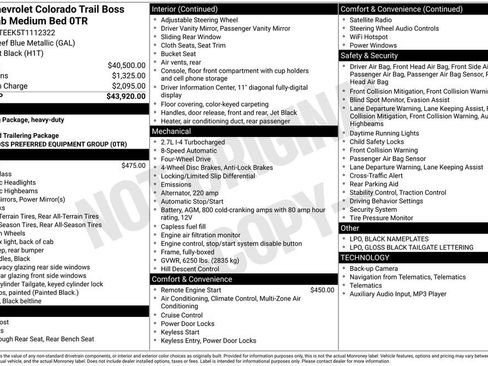 New 2026 Chevrolet Colorado Trail Boss image 26