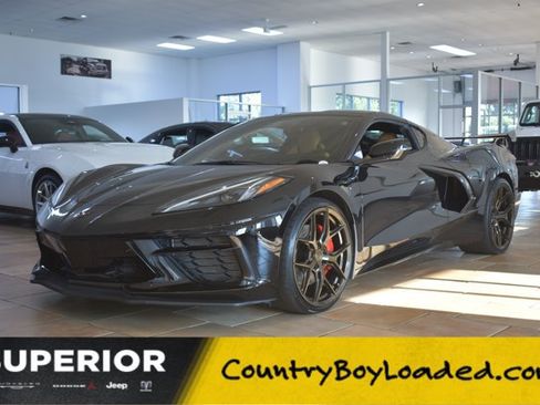 Used 2021 Chevrolet Corvette Stingray Premium Cpe w/ Z51 Performance Package RWD image 1