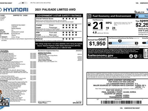 Used 2021 Hyundai Palisade Limited w/ Winter Package AWD/4WD image 4