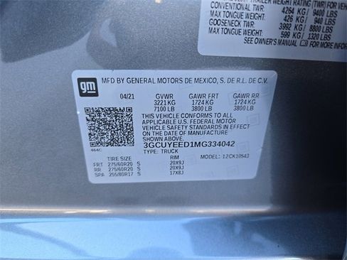 Certified 2021 Chevrolet Silverado 1500 RST w/ Texas Edition Plus image 31