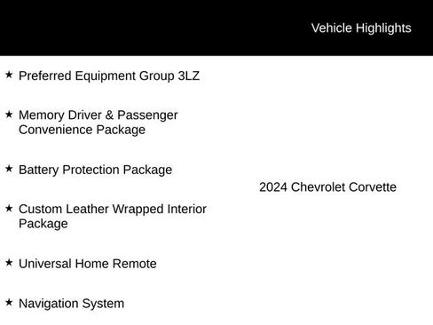 Used 2024 Chevrolet Corvette Z06 w/ Battery Protection Package image 12