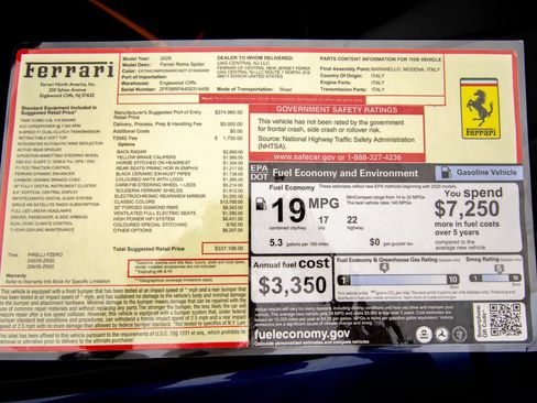 Used 2025 Ferrari Roma Spider RWD image 59