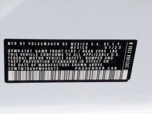 Used 2023 Volkswagen Jetta SE w/ Panoramic Sunroof Package FWD image 24