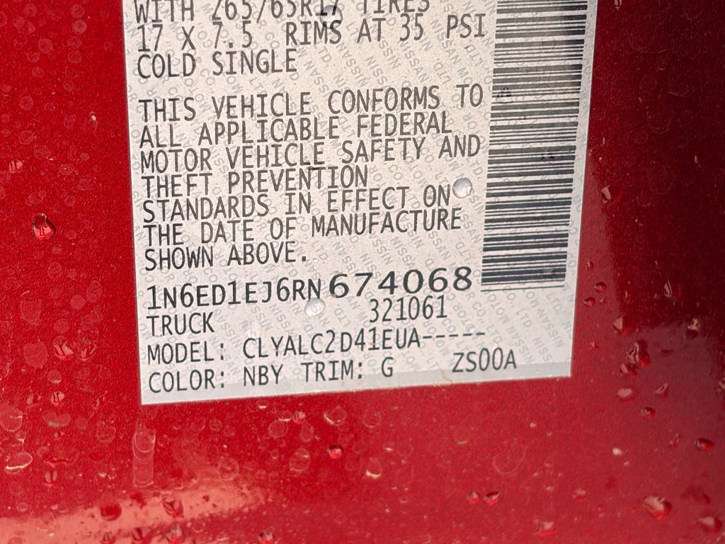 Used 2024 Nissan Frontier SV w/ SV Convenience Package RWD image 20