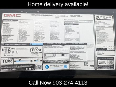 New 2026 GMC Yukon XL AT4 Ultimate w/ LPO, Floor Liner Package image 33