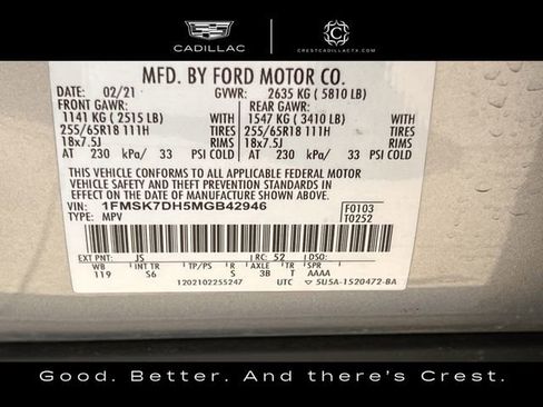 Used 2021 Ford Explorer XLT w/ Equipment Group 202A RWD image 26