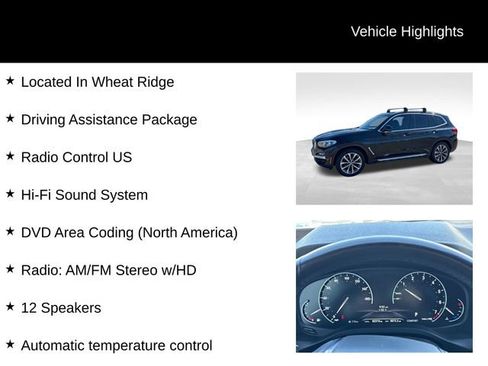 Used 2019 BMW X3 xDrive30i w/ Driving Assistance Package image 8