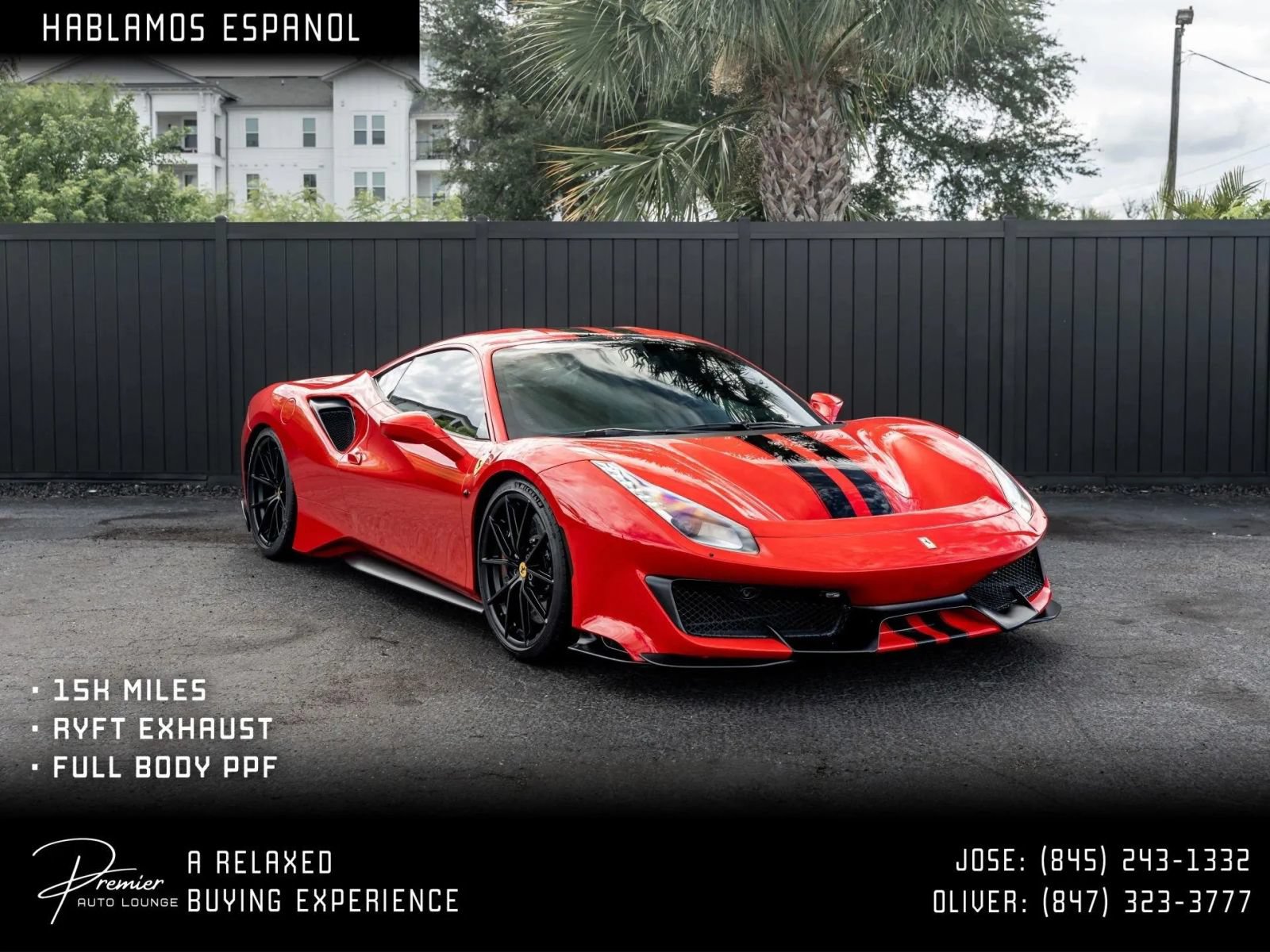 Used 2019 Ferrari 488 Pista Coupe RWD image 1