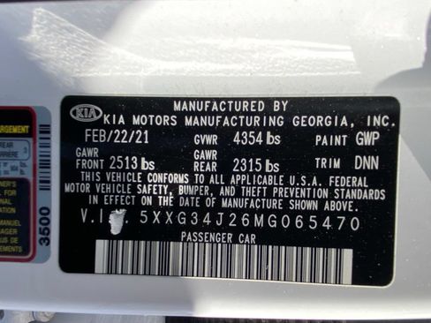 Used 2021 Kia K5 EX w/ EX Premium Package FWD image 33