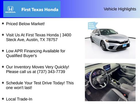 Certified 2023 Honda Civic Touring image 5