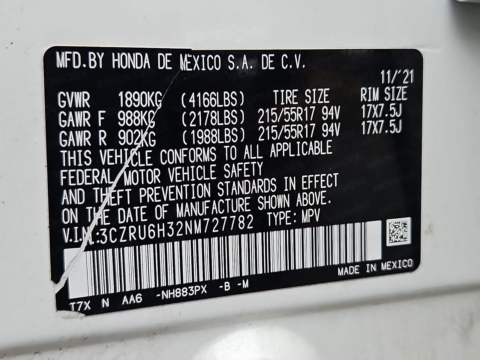 Used 2022 Honda HR-V LX image 21