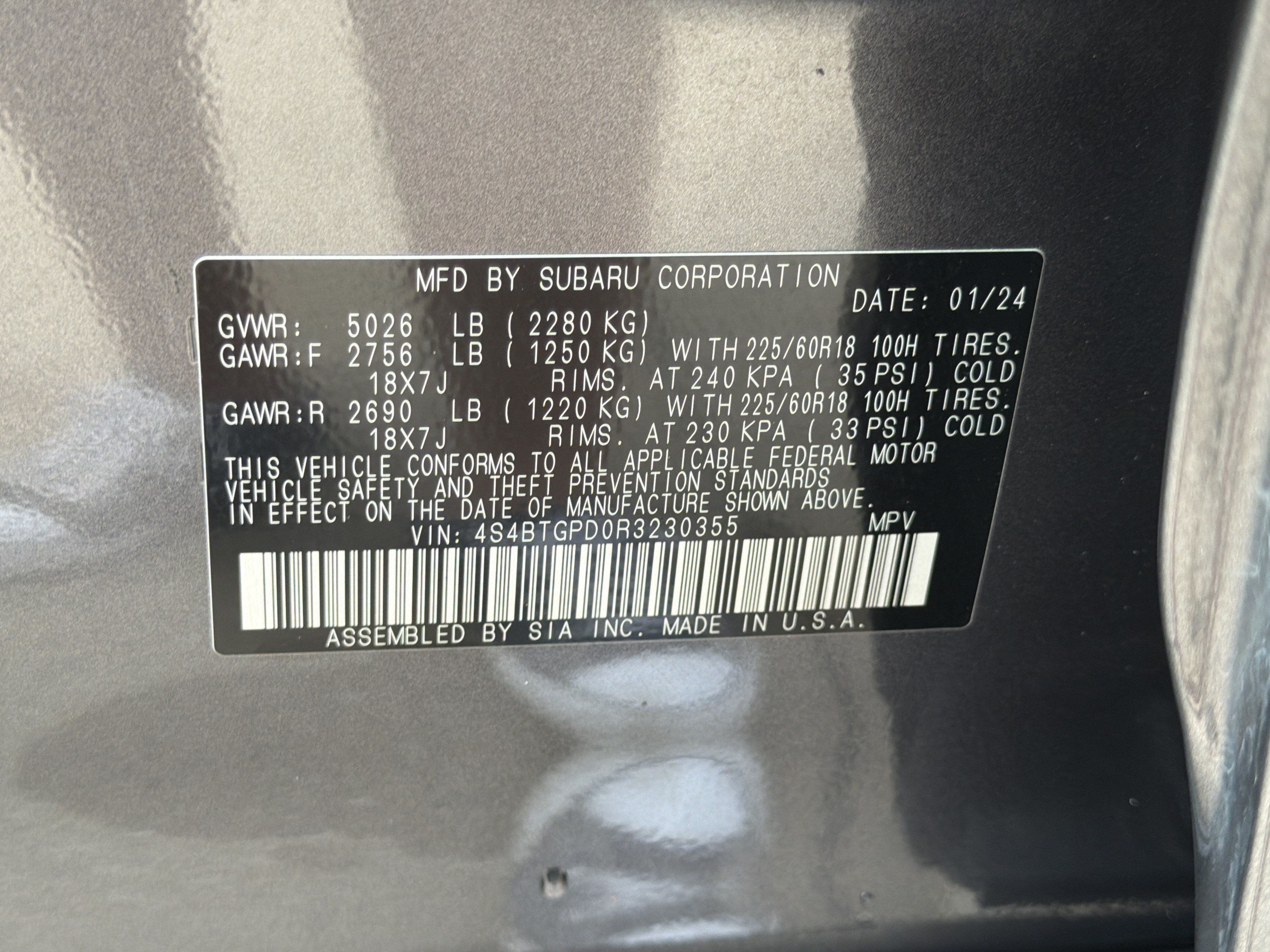 Used 2024 Subaru Outback Touring XT AWD/4WD image 32