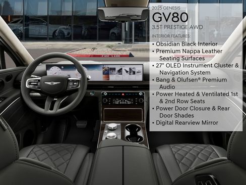 New 2025 Genesis GV80 3.5T Prestige image 17