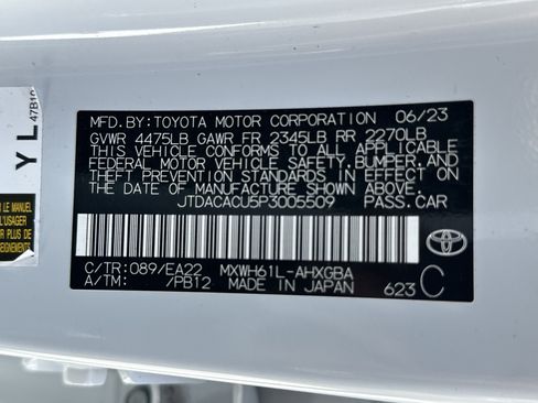Certified 2023 Toyota Prius Prime FWD image 35
