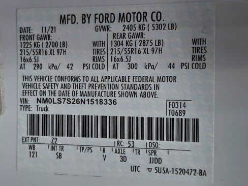 Used 2022 Ford Transit Connect XL FWD image 37