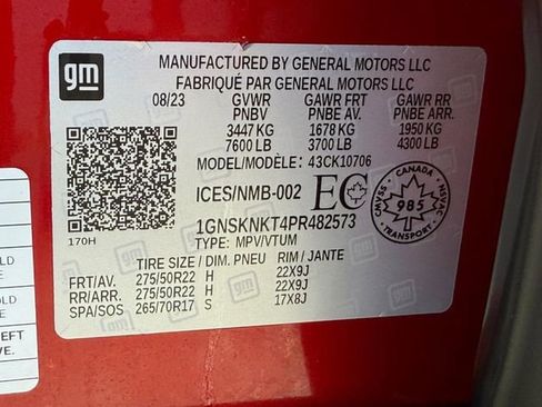 Used 2023 Chevrolet Tahoe LT w/ Max Trailering Package image 28