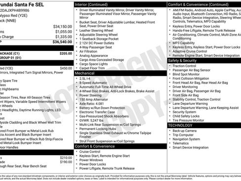 Used 2023 Hyundai Santa Fe SEL w/ Cargo Package image 18