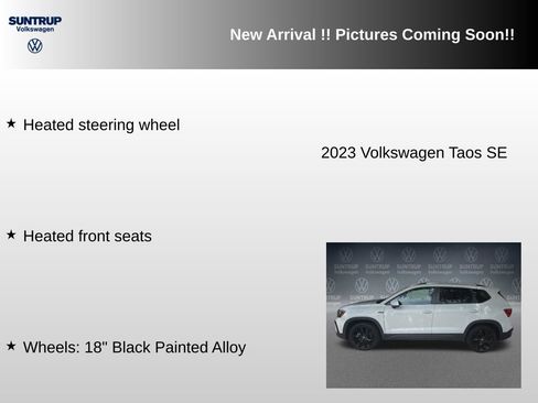 Used 2023 Volkswagen Taos SE w/ Panoramic Sunroof Package FWD image 9