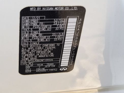 Used 2022 INFINITI QX50 Luxe w/ Cargo Package AWD/4WD image 41