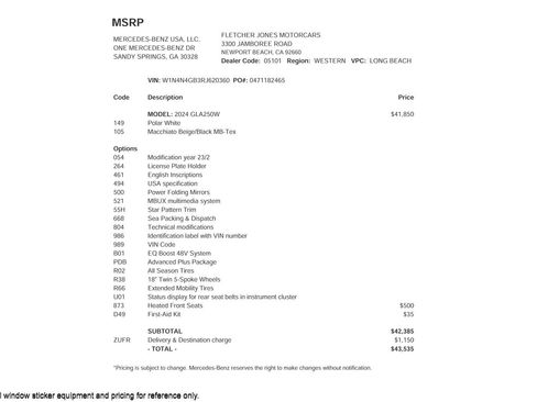 Certified 2024 Mercedes-Benz GLA 250 image 4