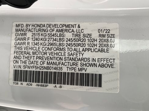 Used 2022 Honda Pilot Special Edition image 40