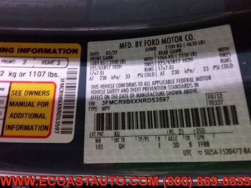 Used 2022 Ford Bronco Sport Big Bend w/ Convenience Package image 22