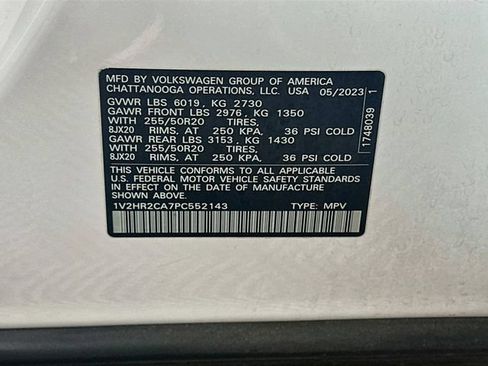 Certified 2023 Volkswagen Atlas SE AWD/4WD image 33