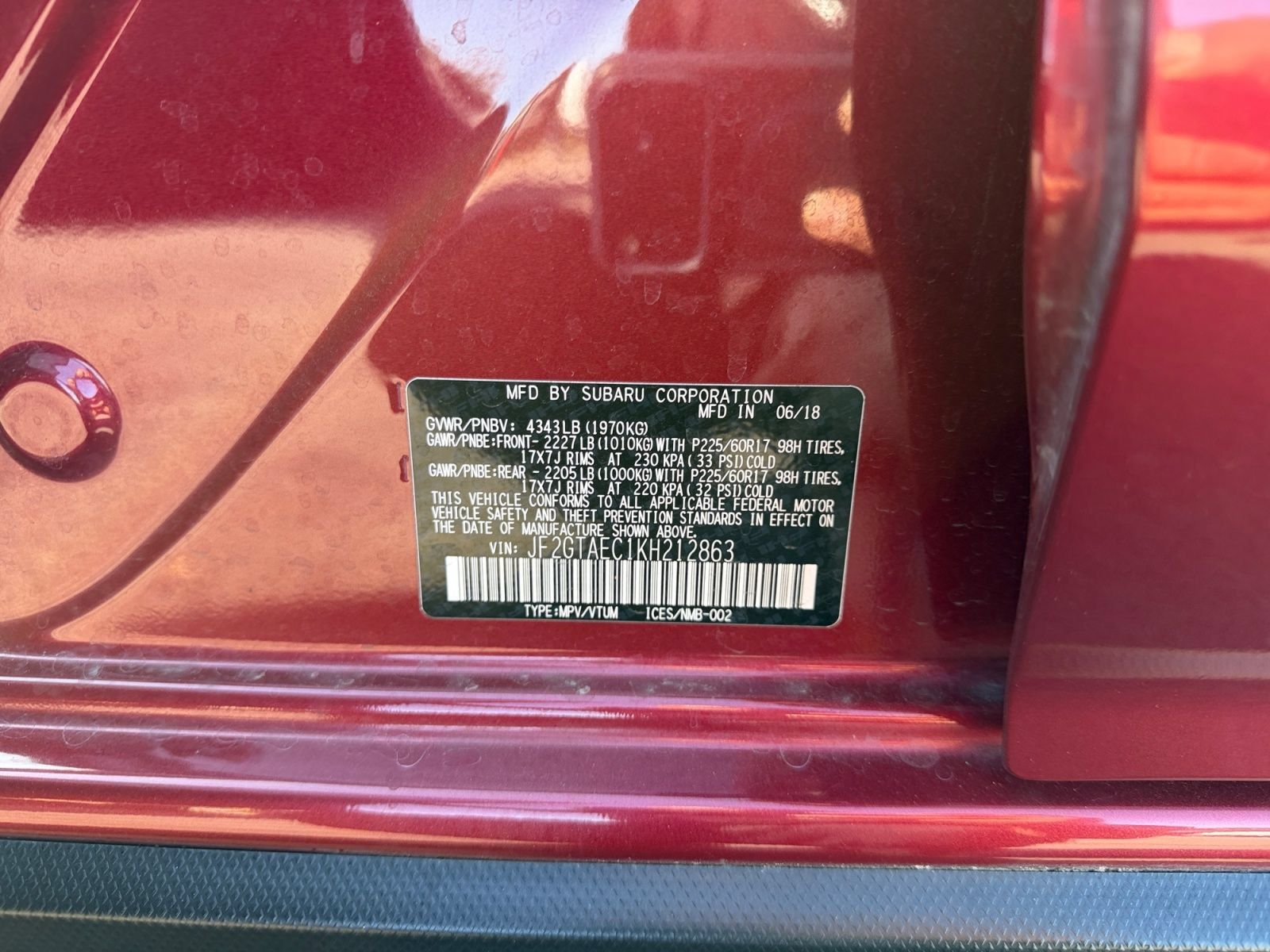 Used 2019 Subaru Crosstrek 2.0i Premium AWD/4WD image 40