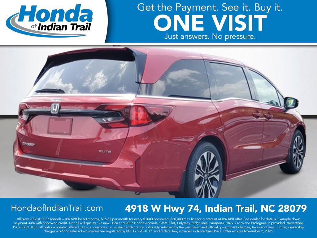 New 2026 Honda Odyssey Elite image 2
