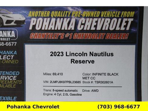 Used 2023 Lincoln Nautilus Reserve image 34