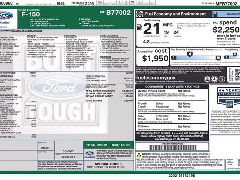 Used 2021 Ford F150 XLT w/ Equipment Group 302A High AWD/4WD image 9