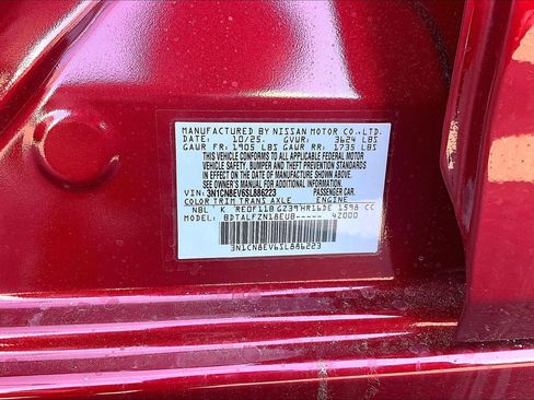 Used 2025 Nissan Versa SV w/ Trunk Package FWD image 19