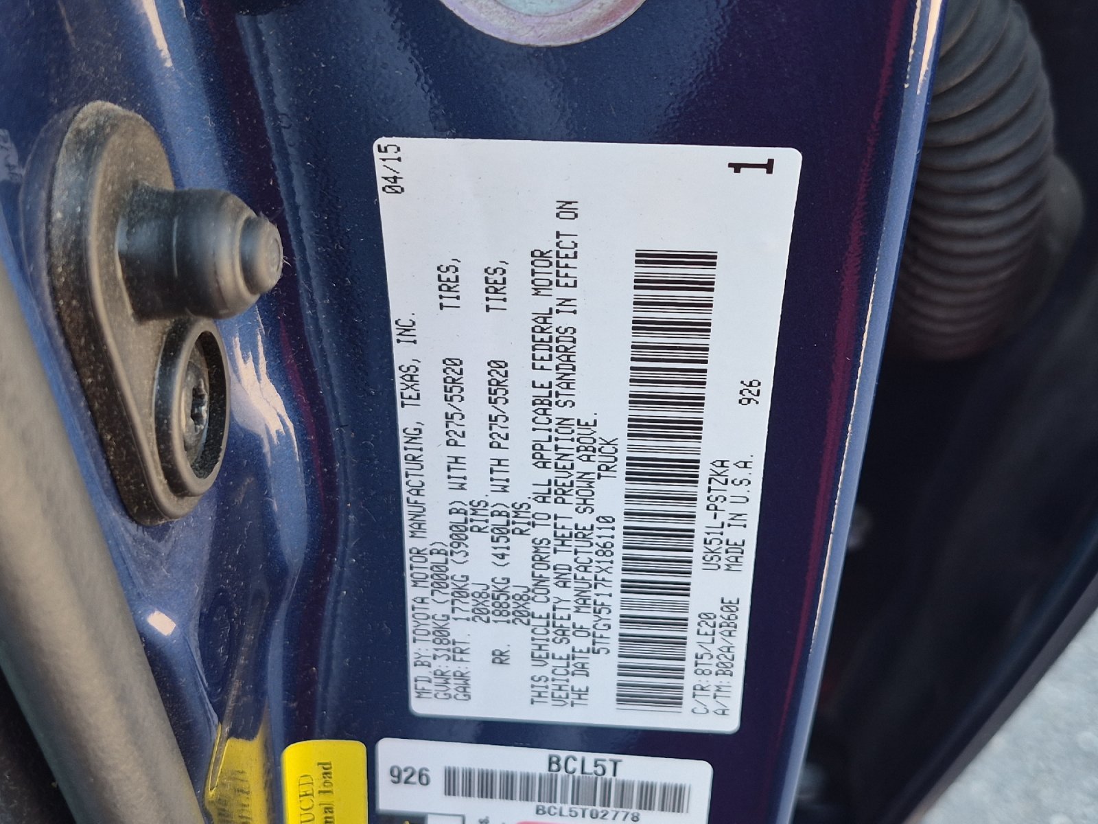 Used 2015 Toyota Tundra Platinum RWD image 25