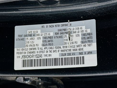 Used 2024 MAZDA CX-90 3.3 Turbo w/ Premium Package AWD/4WD image 12