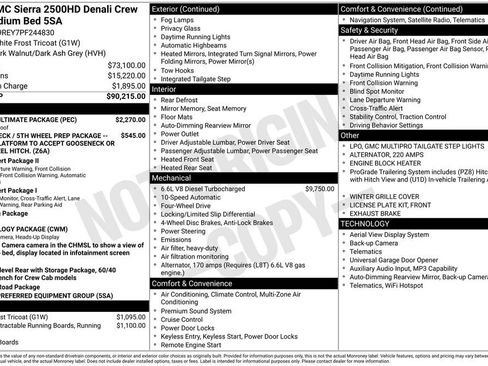 Used 2023 GMC Sierra 2500 Denali w/ Denali Ultimate Package AWD/4WD image 47