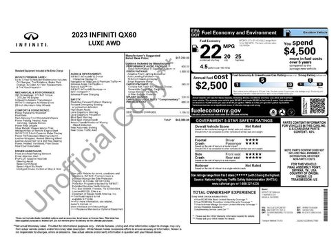 Certified 2023 INFINITI QX60 Luxe w/ Vision Package AWD/4WD image 34