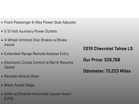 Used 2019 Chevrolet Tahoe LS AWD/4WD image 26