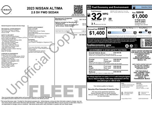Used 2023 Nissan Altima 2.5 SV FWD image 3